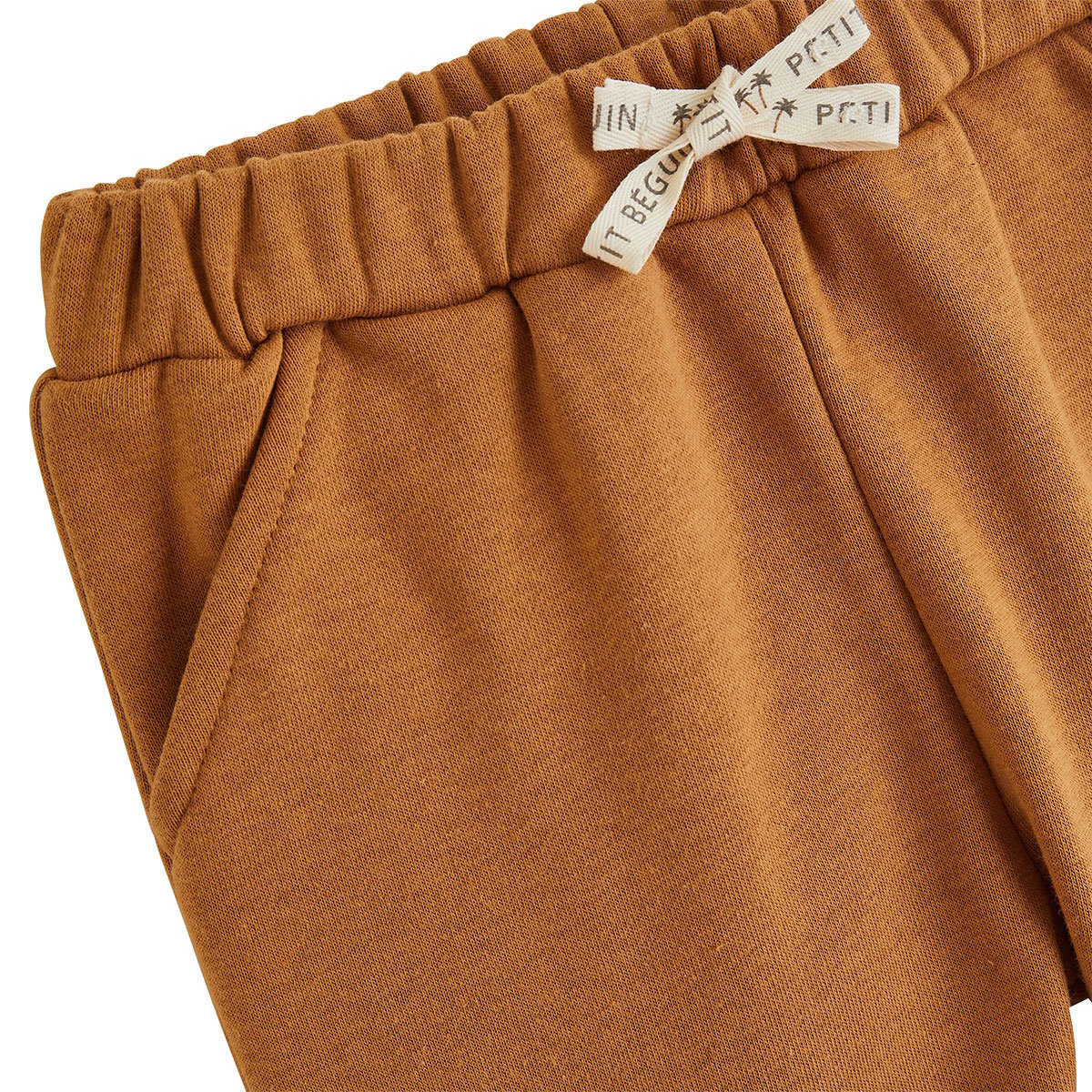 Lot de 3 pantalons bébé en molleton bleu, PETIT BEGUIN