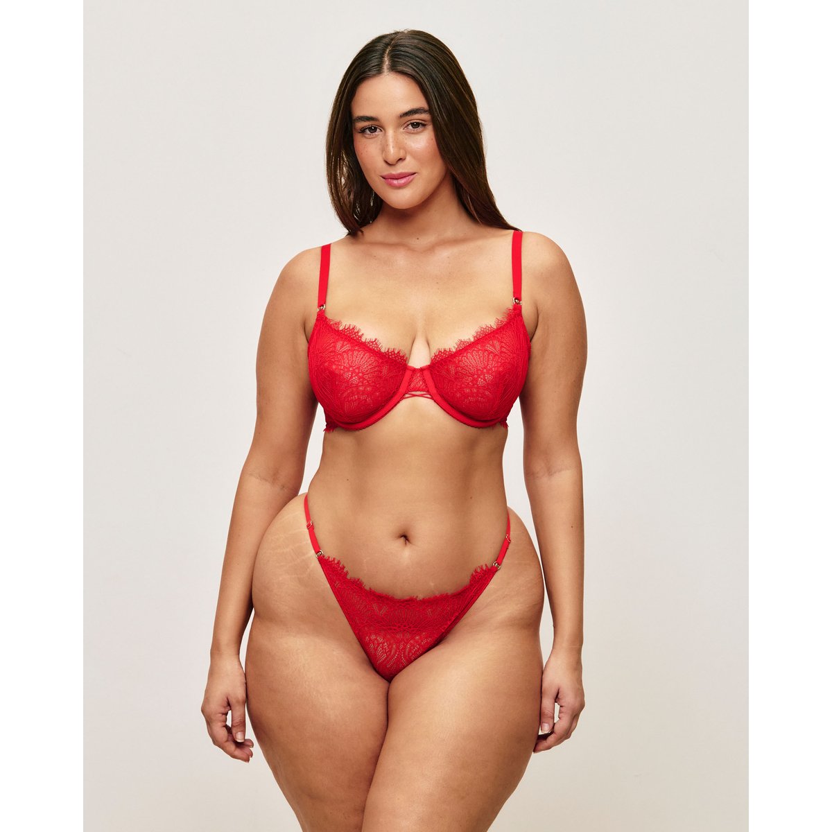 Soutien-gorge corbeille en dentelle NIGHTLACIZ rouge, UNDIZ