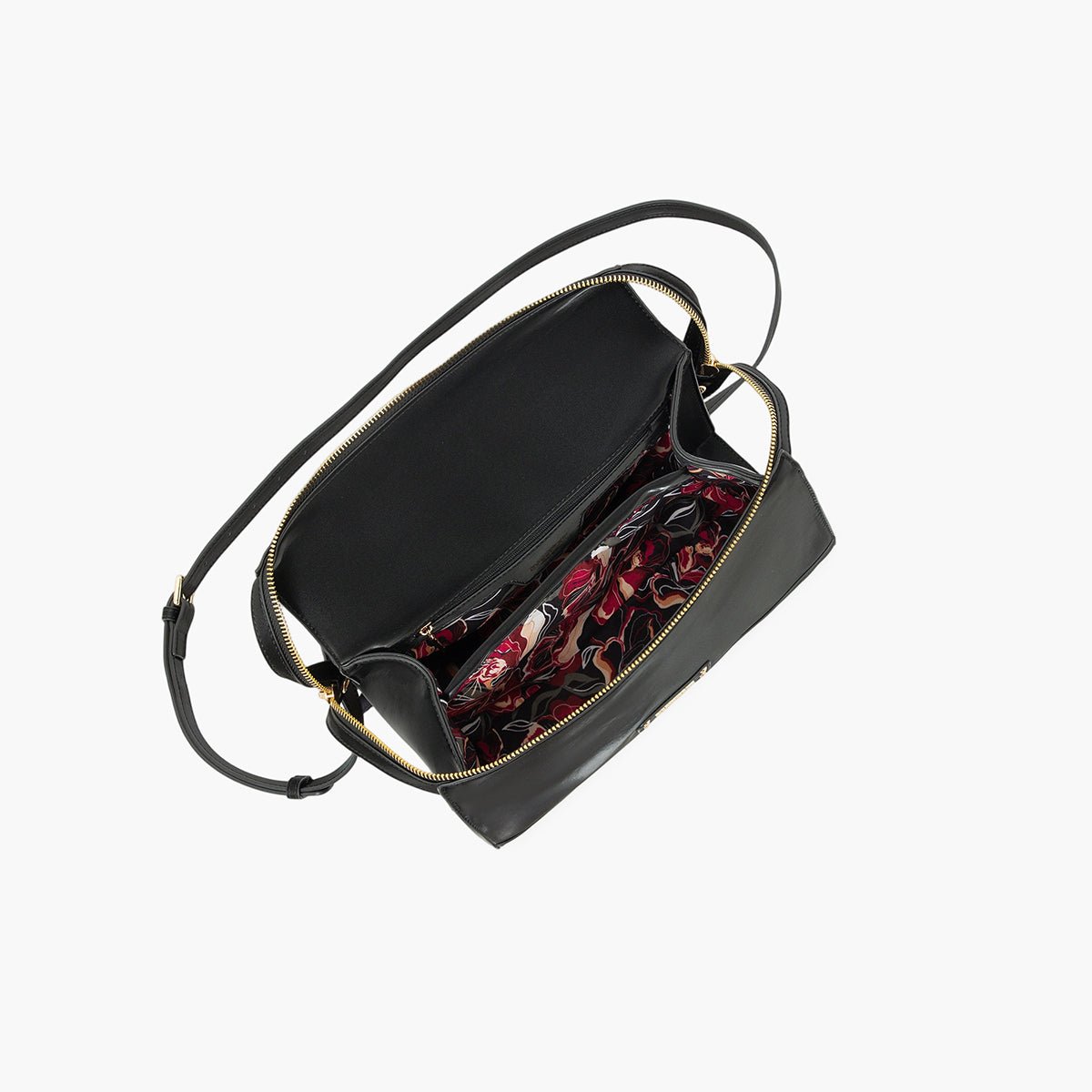 Petit sac shopper Teya noir,doré, LOLLIPOPS