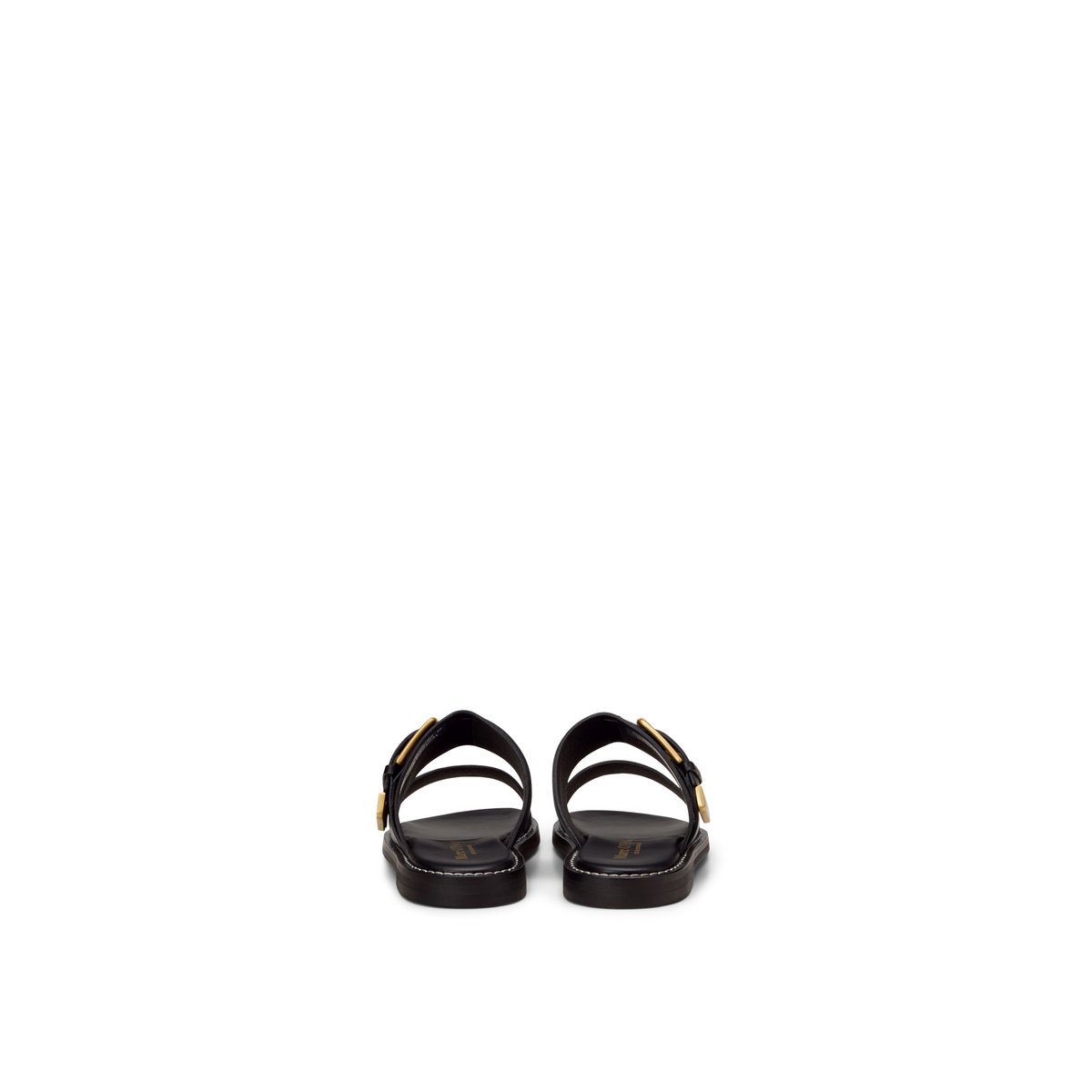 Mule modèle Stina en cuir de vache noble schwarz, MARC O'POLO