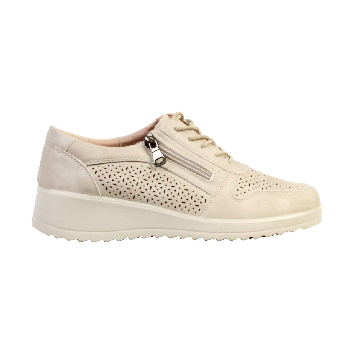 Basket Cuir Lbs argent/silver, ENZA NUCCI