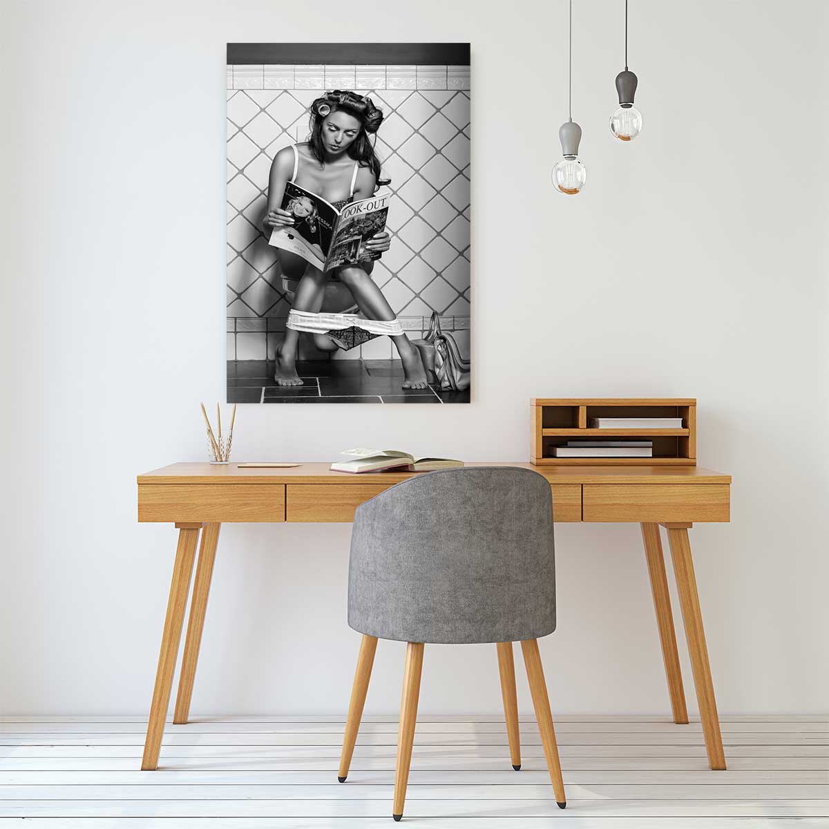 Tableau contemporain Multitasking tableau alu dibond, HEXOA