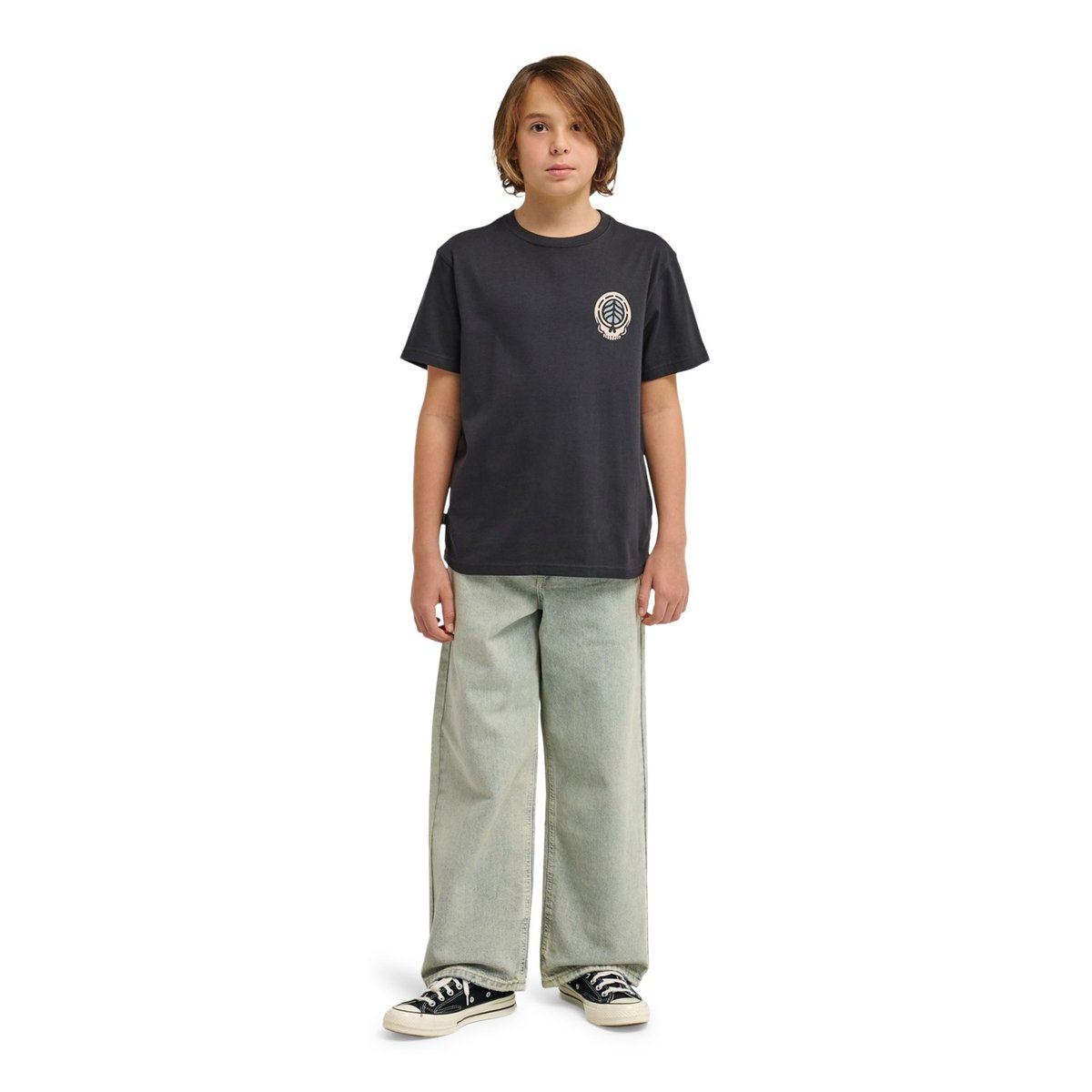T-Shirt à manches courtes TIMBER HERMIT noir off black, ELEMENT