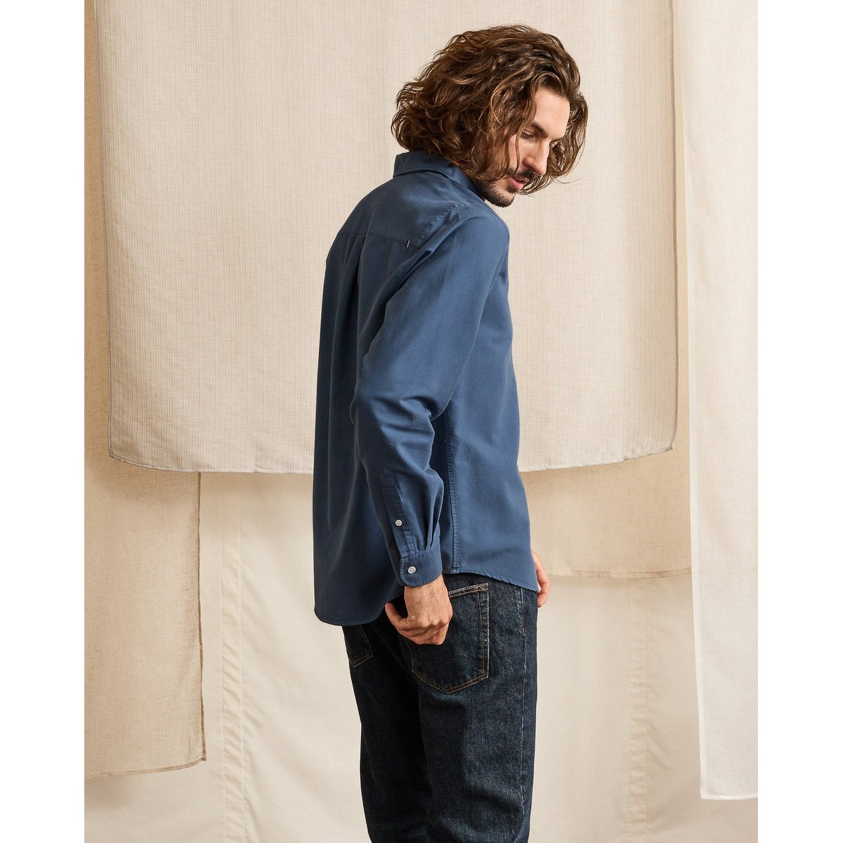 Chemise IVOY bleu marine, FAGUO
