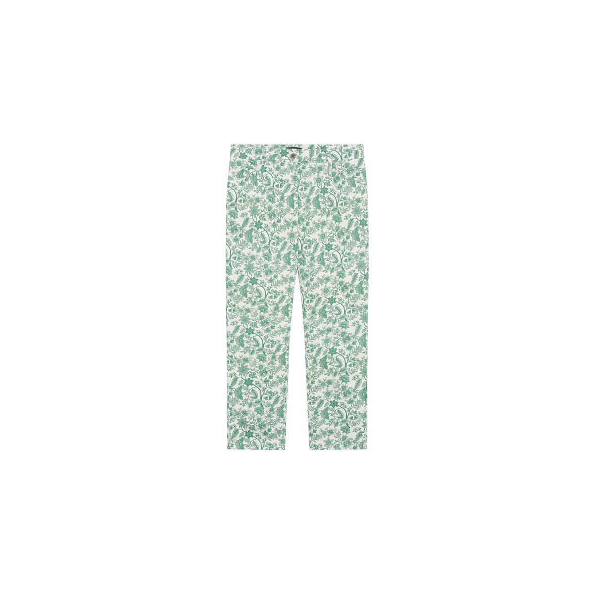 Pantalon 7/8ème fluide PASONATAPRINT vert, CAROLL