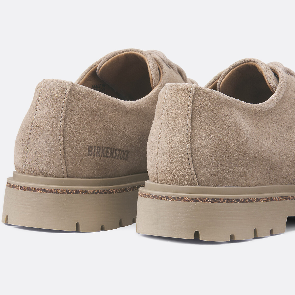 Derbies van suède HIGHWOOD LACE LOW taupe , BIRKENSTOCK
