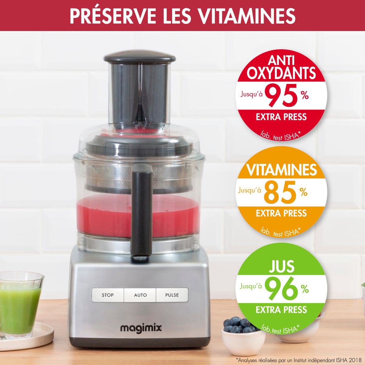 Extracteur de jus 17555 Extra Press XL noir, MAGIMIX