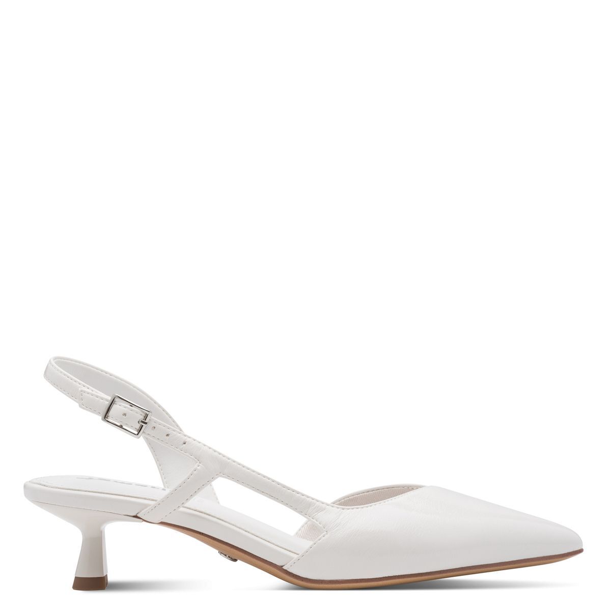 Escarpins slingback blanc, TAMARIS