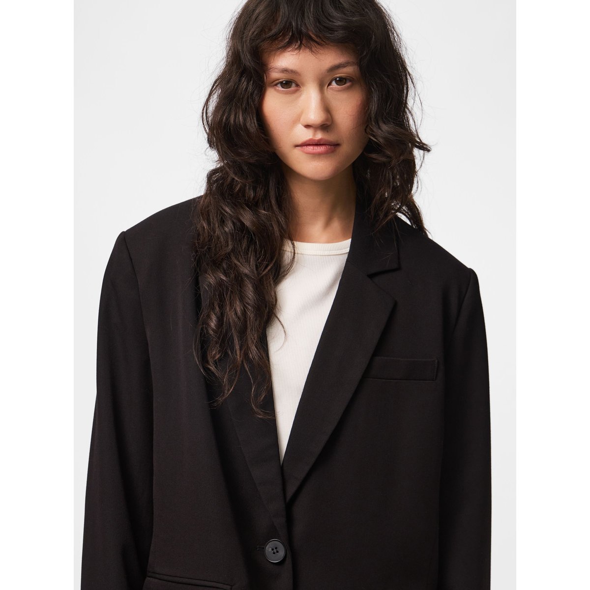 Blazer Surdimensionné black, PIECES