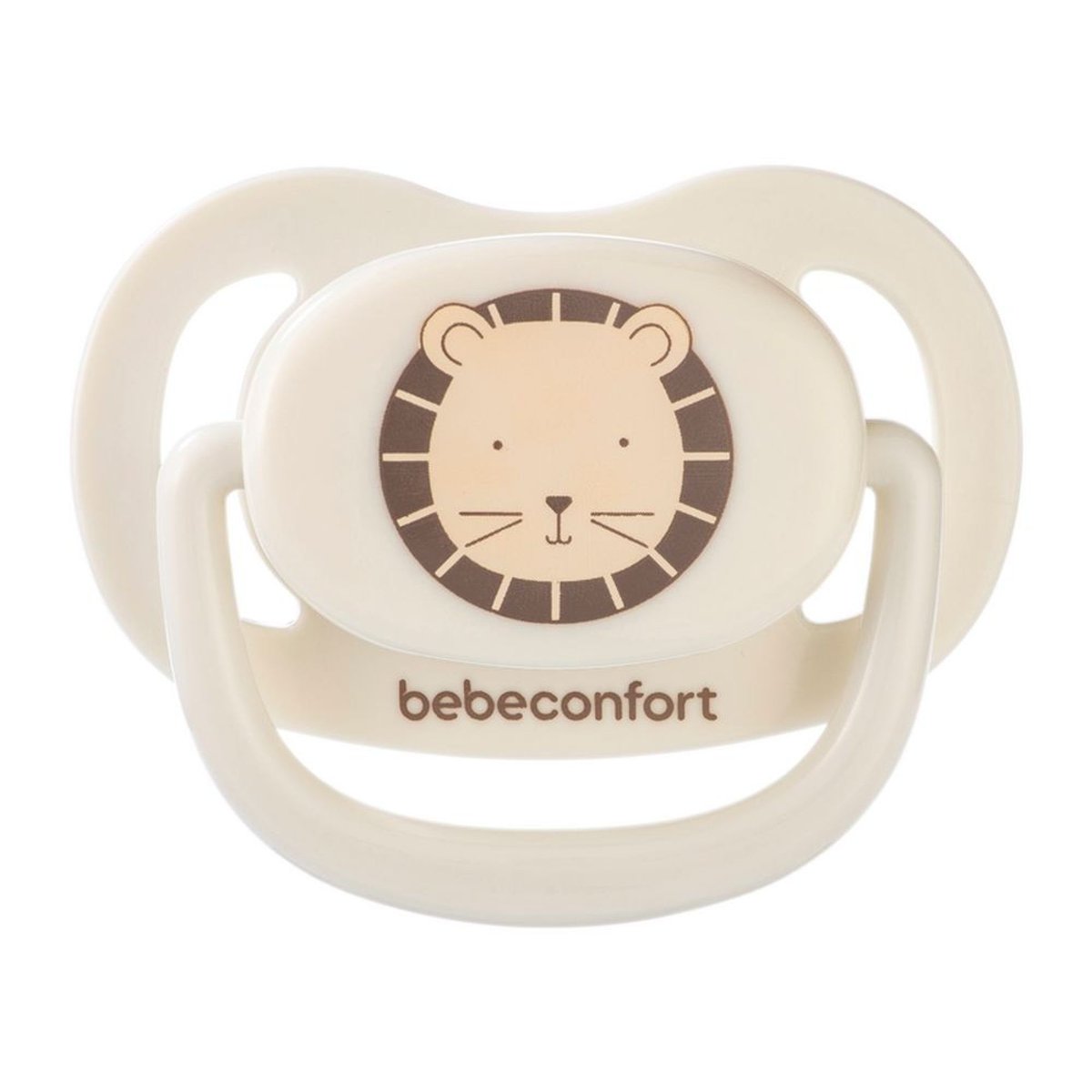 Lot de 2 sucettes physiologiques silicone Air Confort 0-6 mois Sand couleur unique, BEBECONFORT