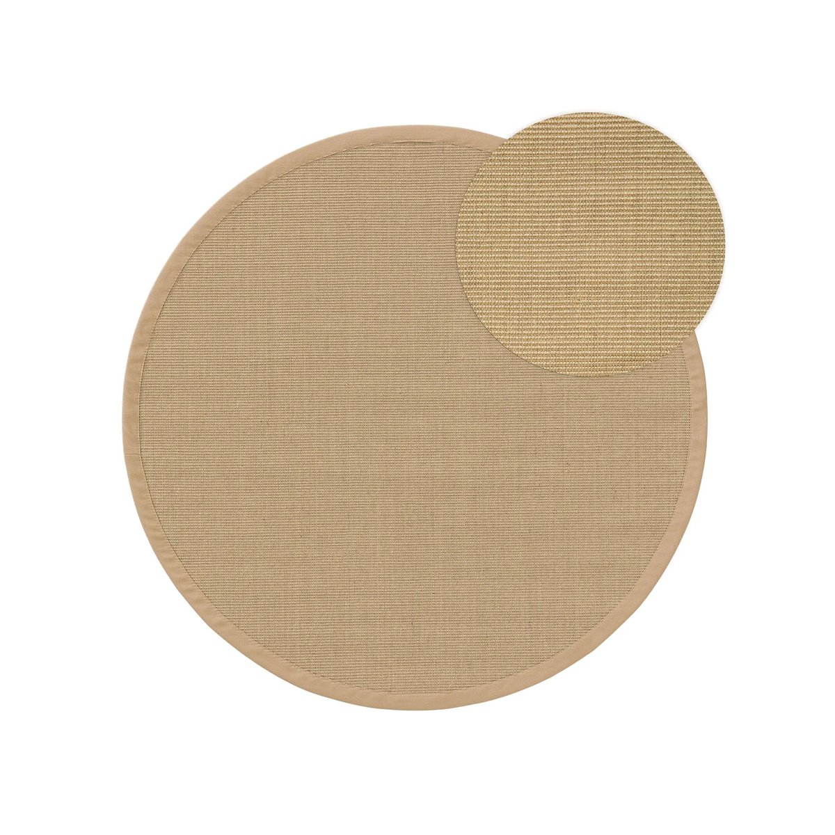 Tapis sisal rond SANA crème, BENUTA