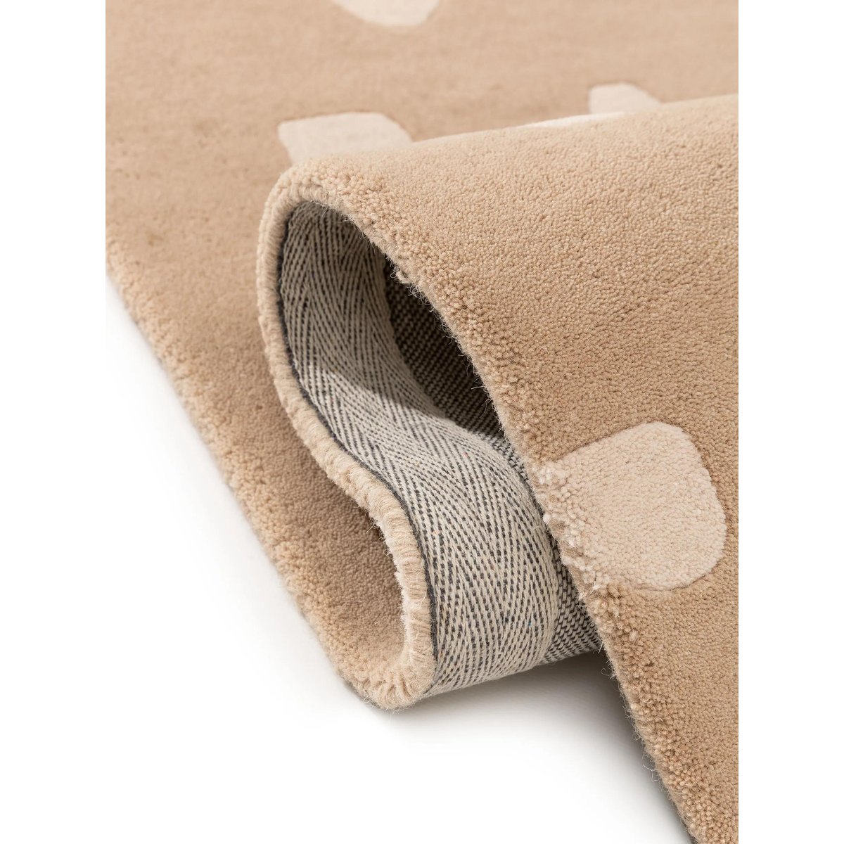 Tapis enfant tufté main SAVANNAH taupe, BENUTA