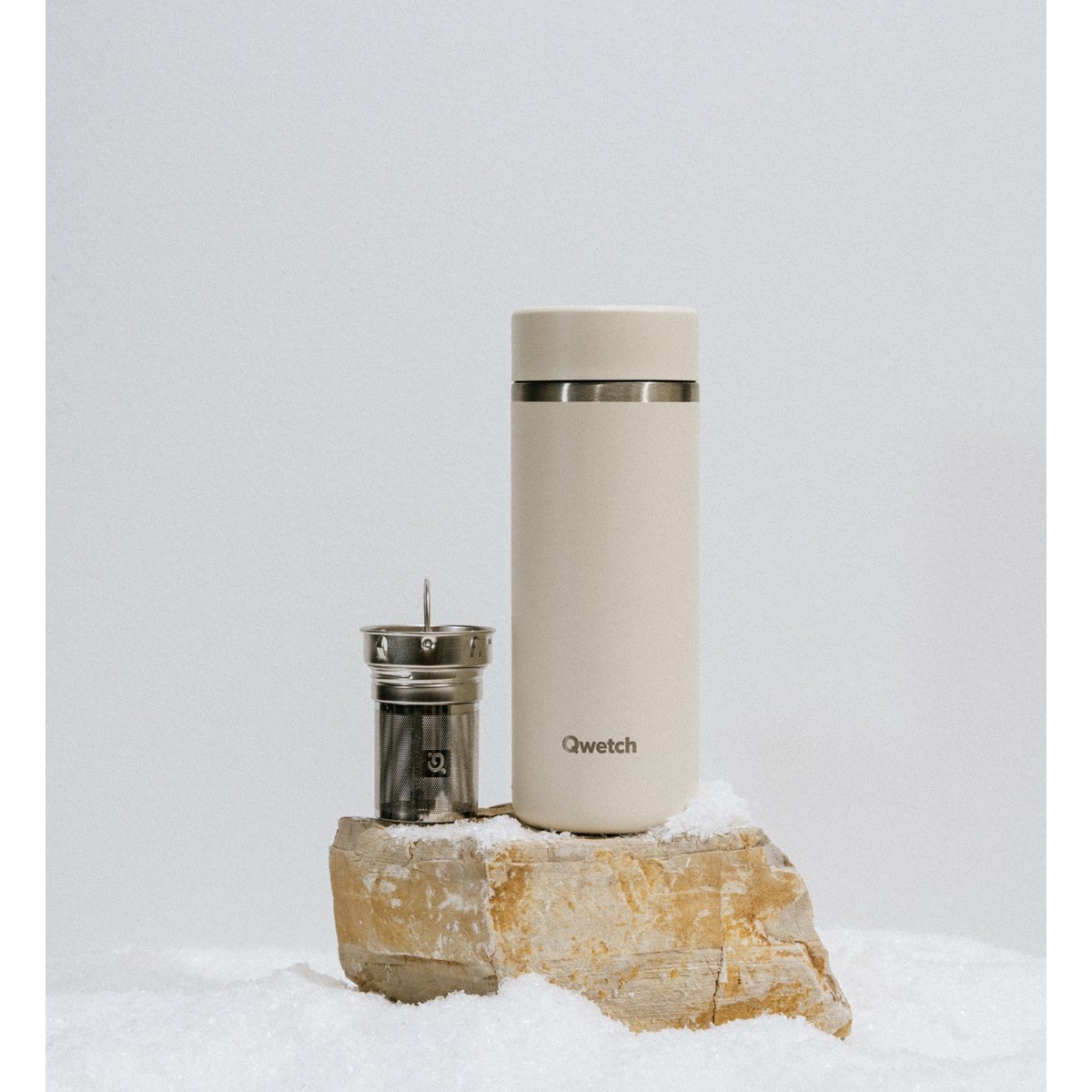 Théière avec infuseur sable, QWETCH