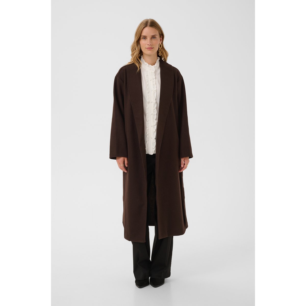 Manteau marron java, CREAM