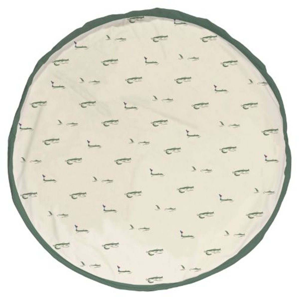 play&go - tapis de jeu & sac à jouets - croco ecru/vert, PLAY ET GO