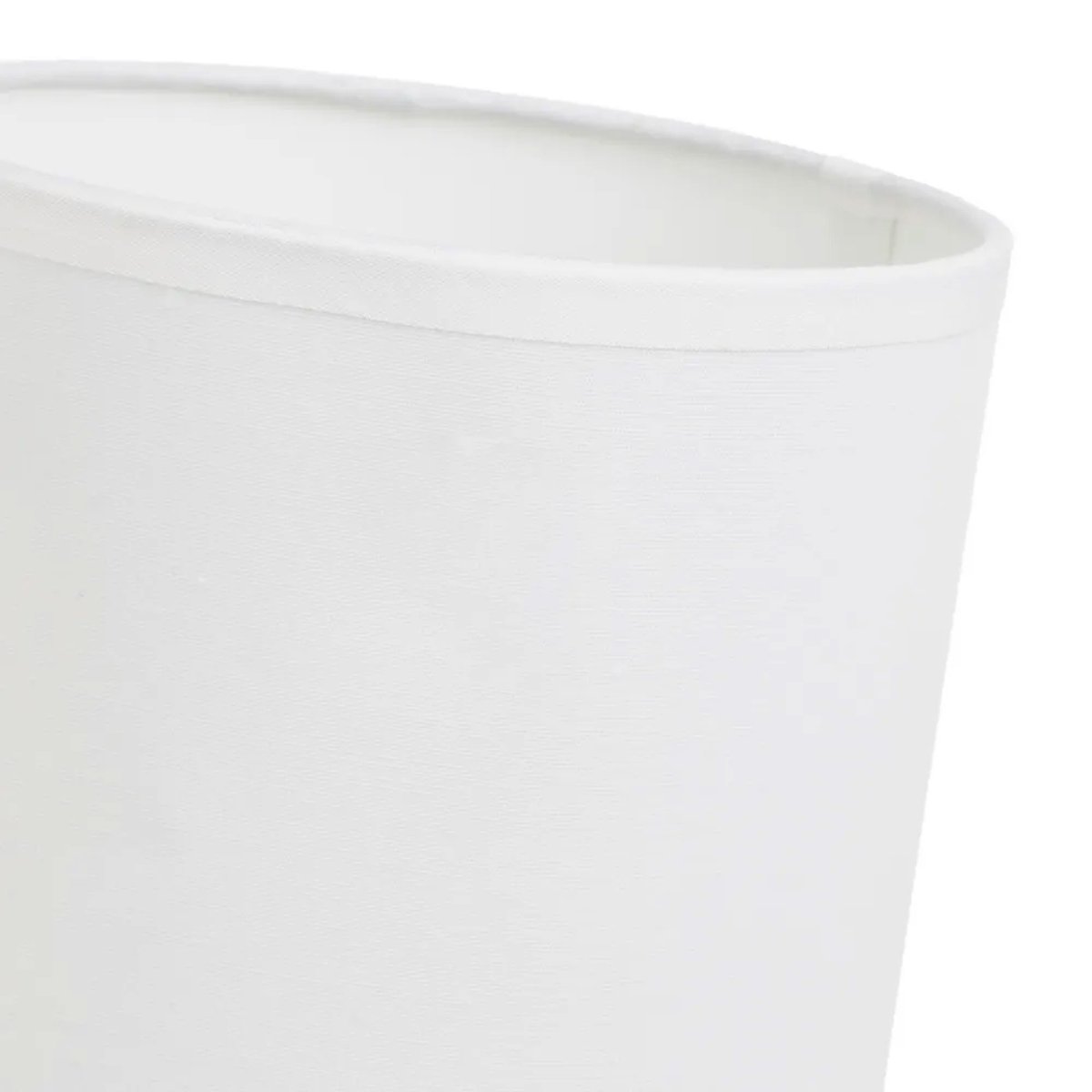 Lampe à poser céramique blanche 13x13x24cm blanc, WADIGA