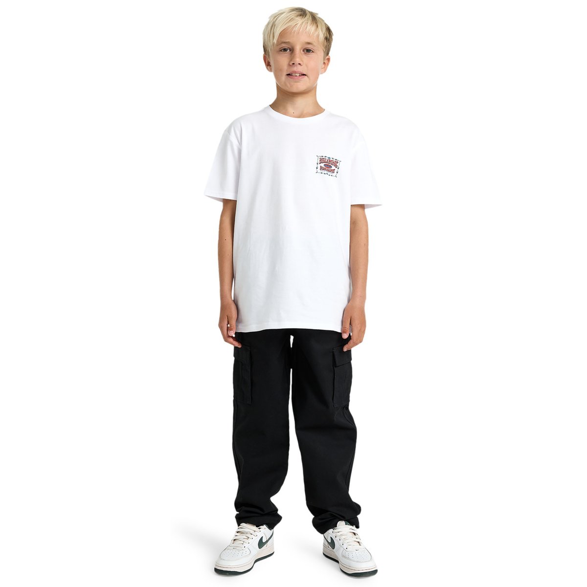 T shirt manches courtes DOUBLE SPREAD blanc white, BILLABONG