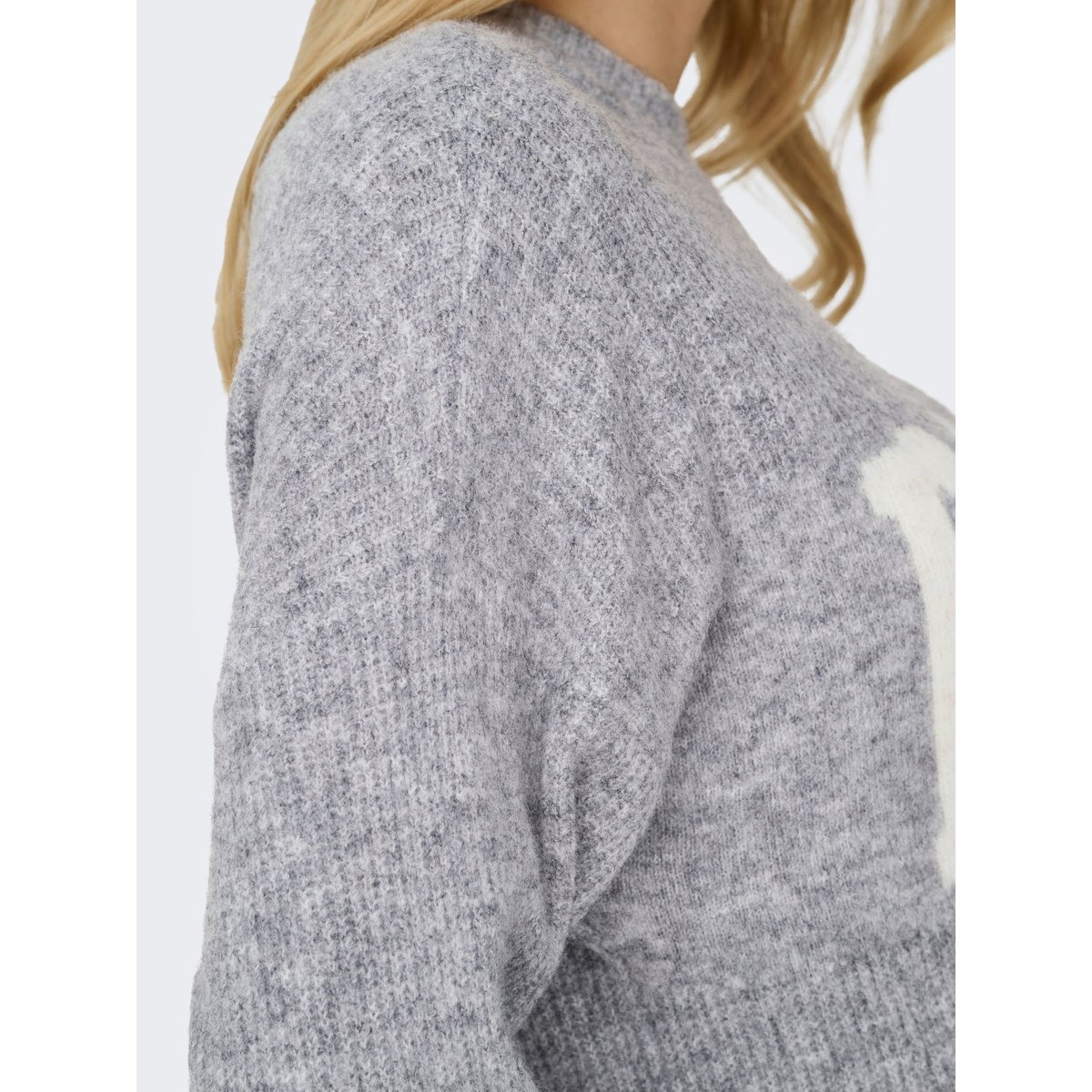 Pull En Maille grey melange 1, ONLY