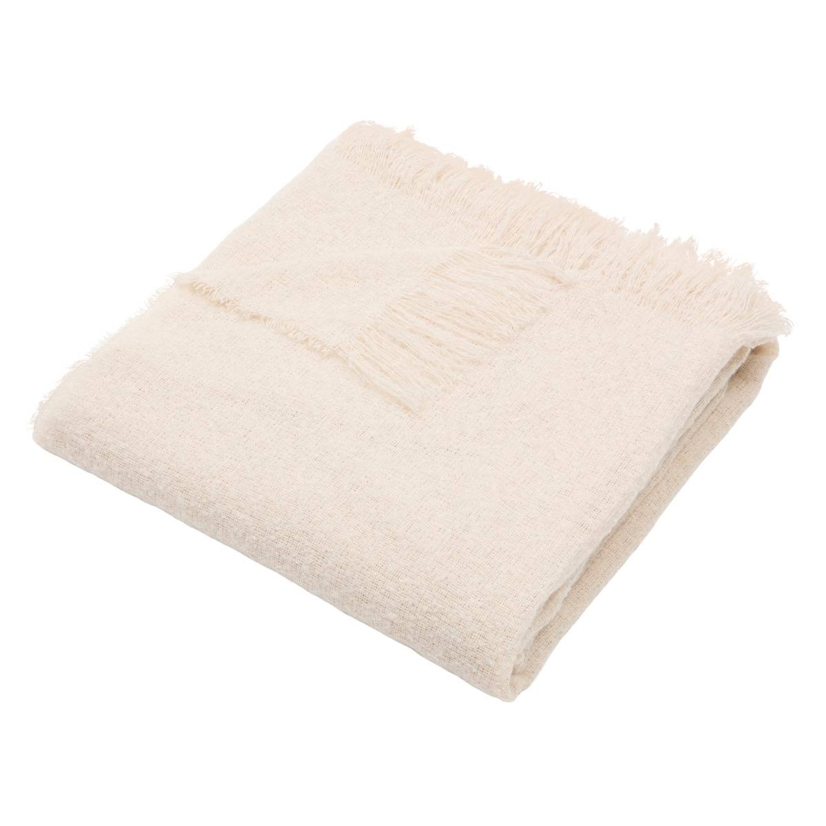 Plaid Soana 180x230cm beige, ATMOSPHERA