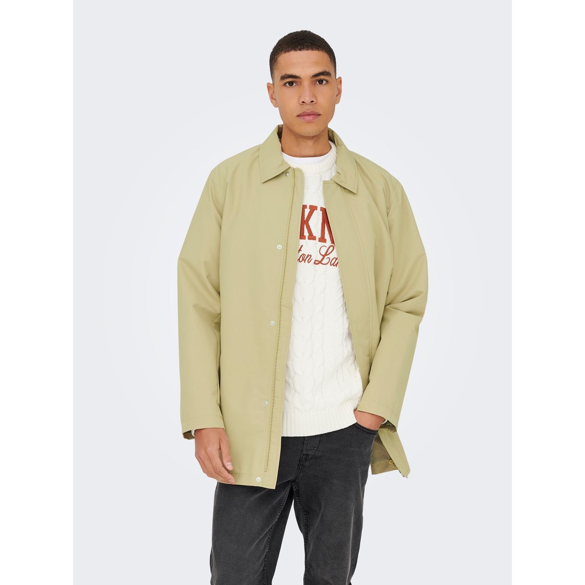 Manteau twill, ONLY & SONS