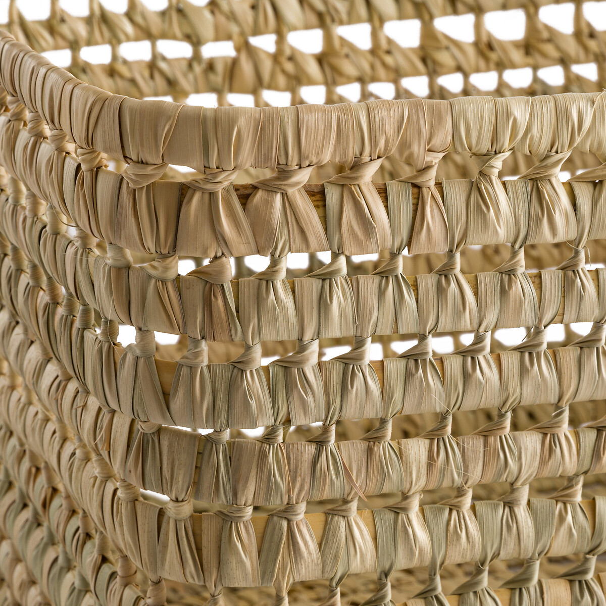 Ghada Palm Leaf Basket natural, LA REDOUTE INTERIEURS