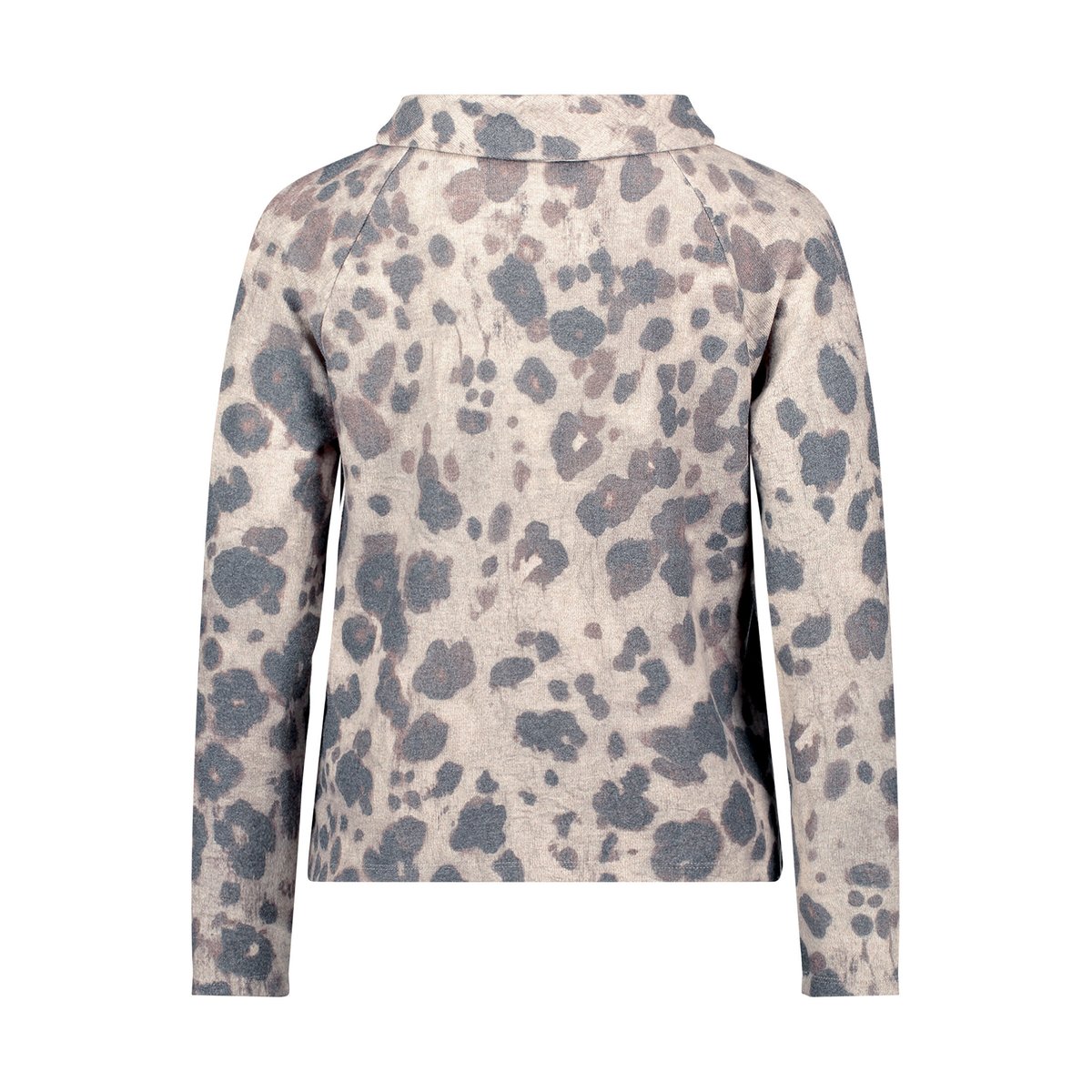 Sweat-shirt à col beige/taupe, BETTY BARCLAY