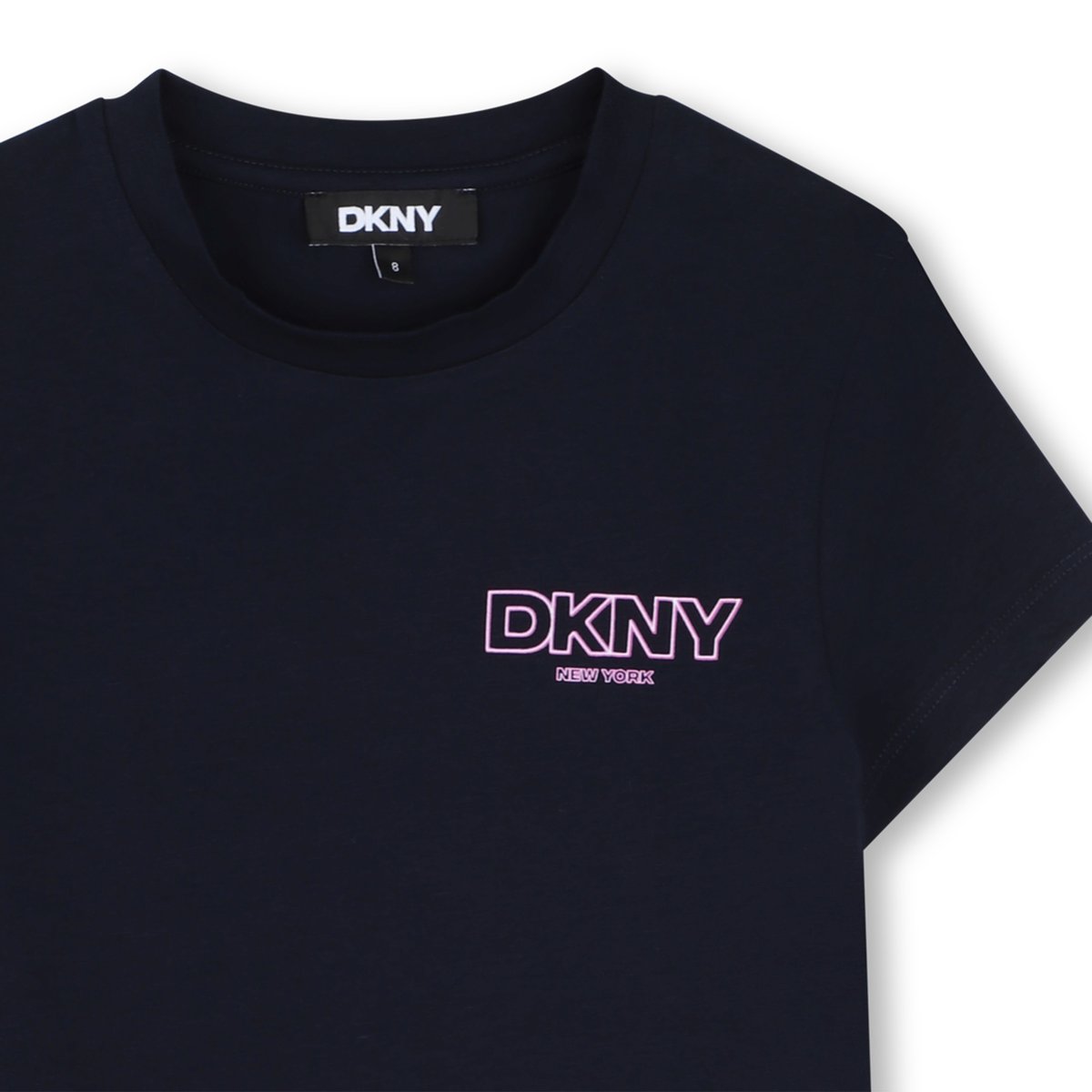 Tee-shirt manches courtes bleu mistral, DKNY