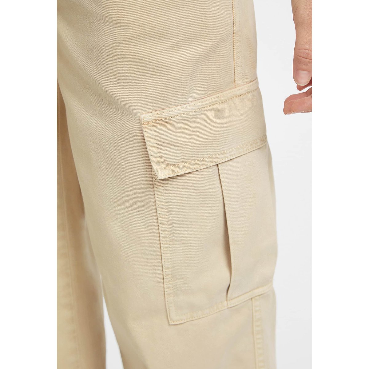 Pantalon Chino Cargo Femme marron, GUESS