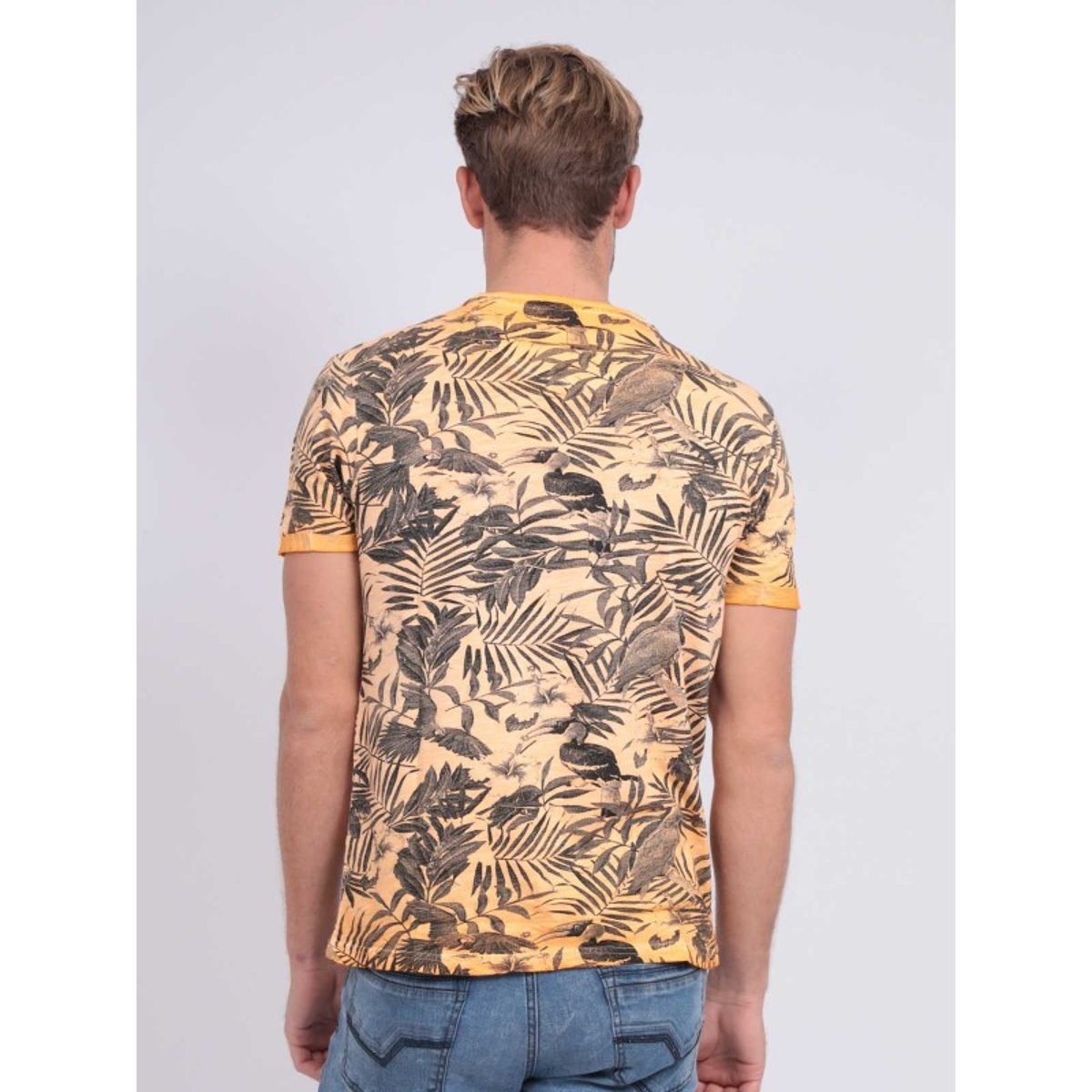 T-shirt Col Rond Pur Coton Nadison orange, RITCHIE