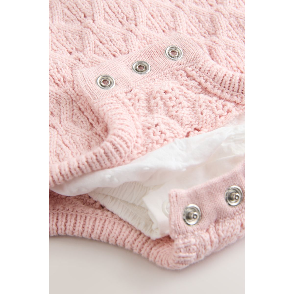 Barboteuse, collants salopette bébé, 3 pièces rose/ blanc, NEXT