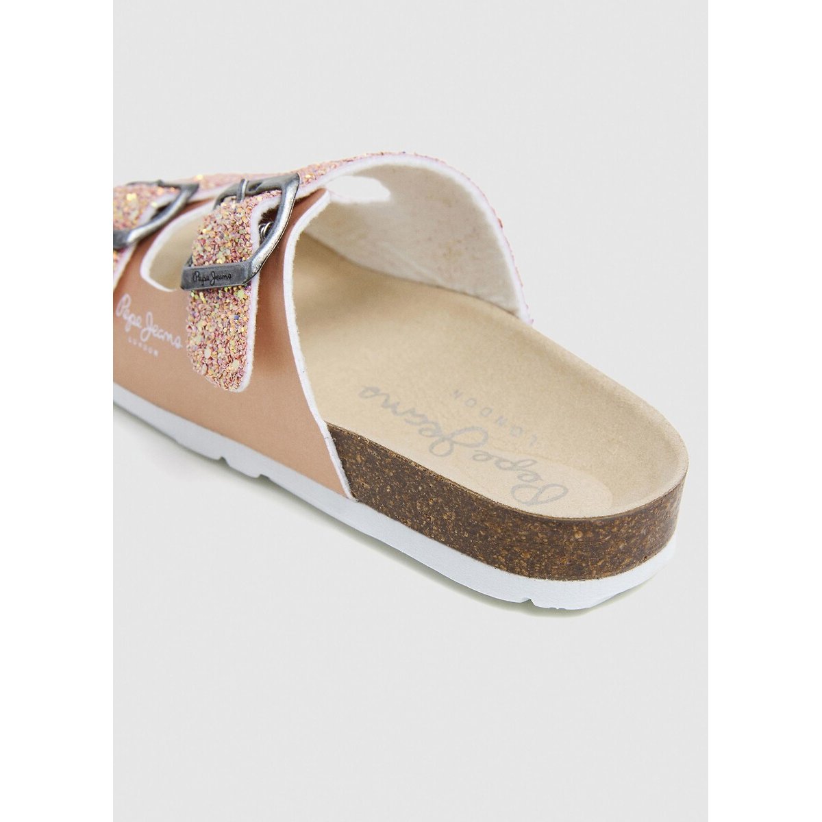 Mules OBAN STAR G naranja metalizado, PEPE JEANS