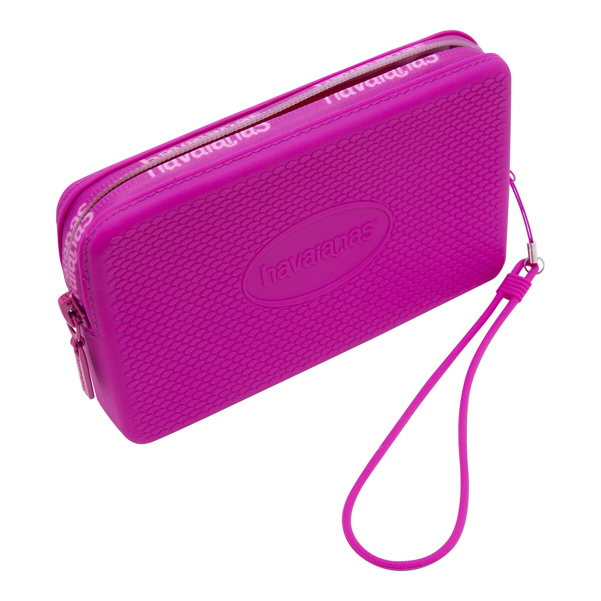 Pochette Silicone Mini Bag Logo rosa fucsia, HAVAIANAS