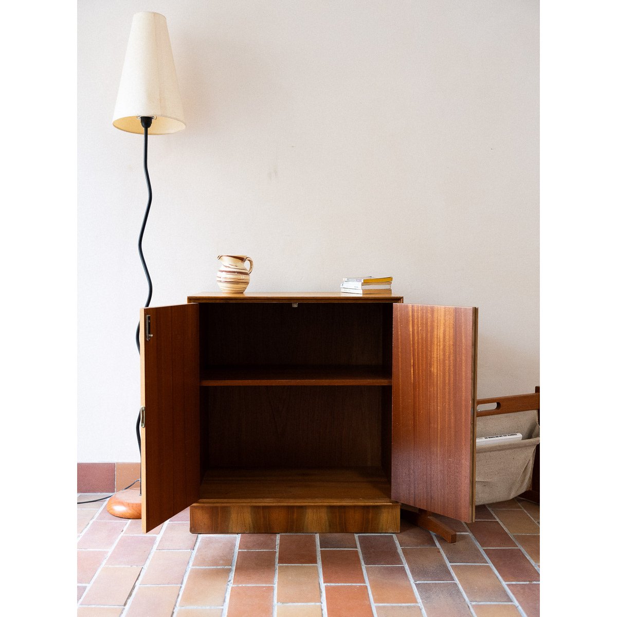 Buffet total look bois Gustave N°1622 - Bon état bois clair, DEBONGOUT