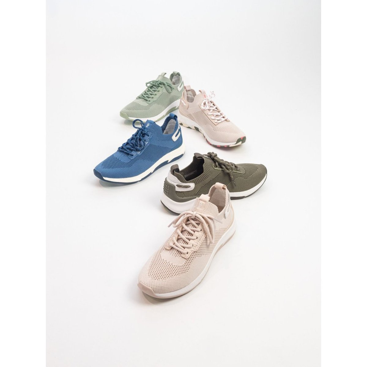 Chaussures de running JELLINA argile, TBS