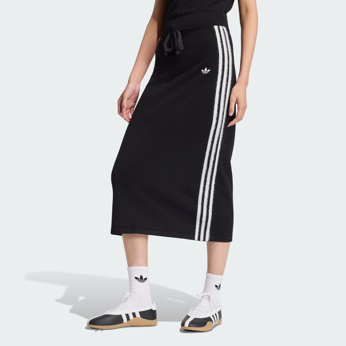 Jupe Tricotée Jupe Tricotée black / white, adidas Originals