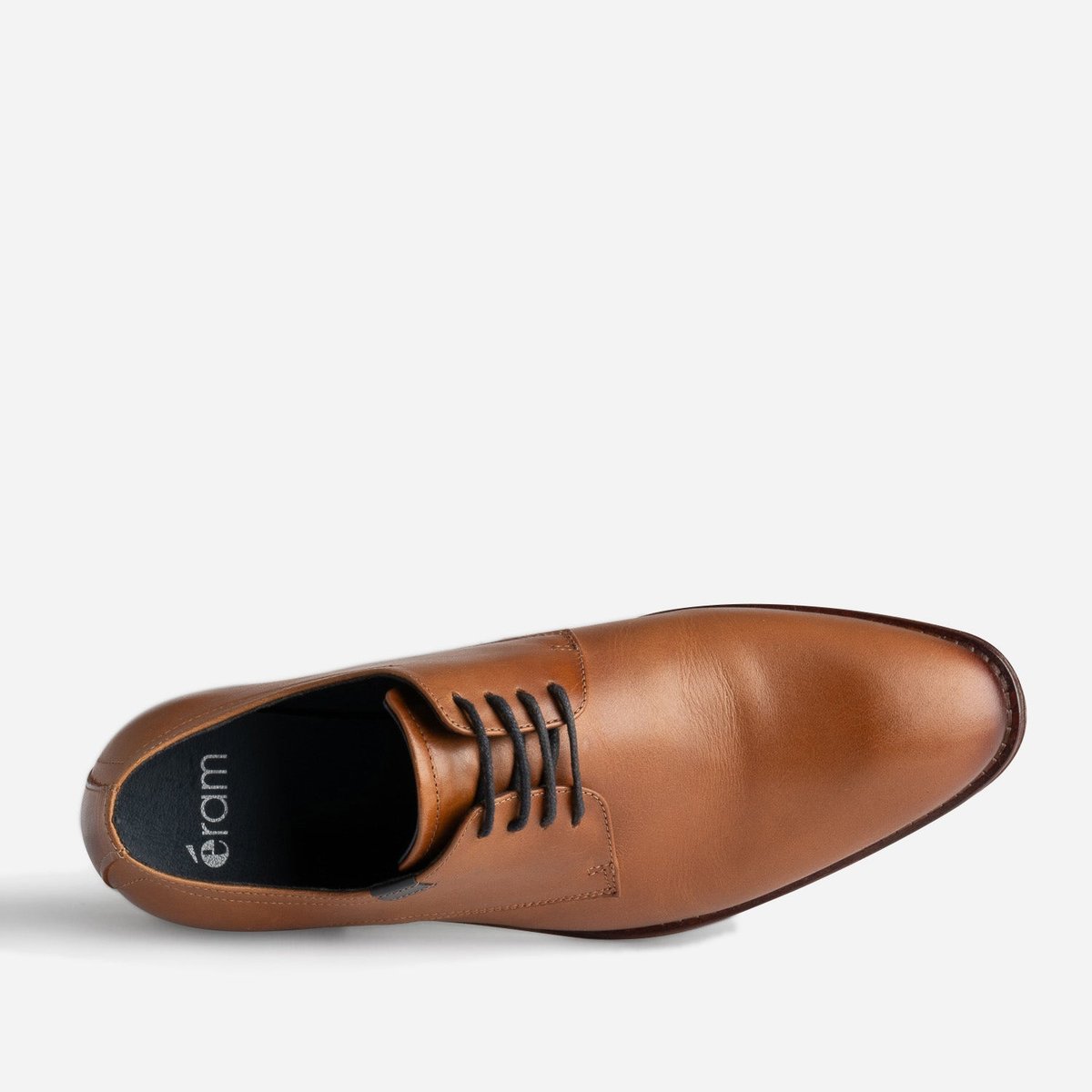 Derby en cuir CYRUS cognac, ERAM