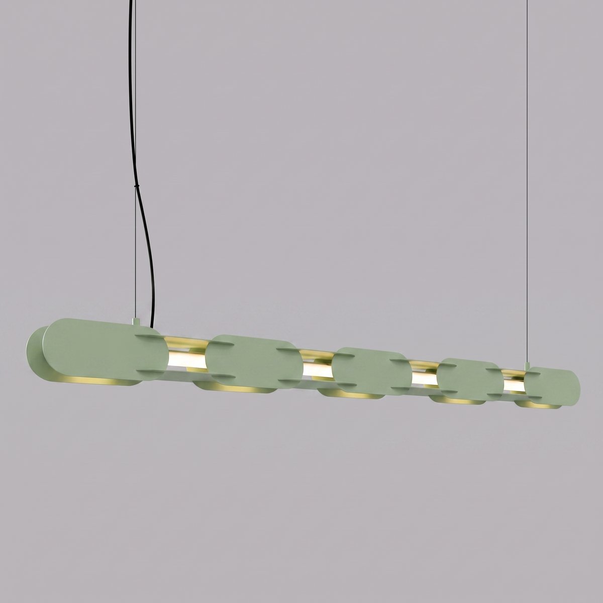 Suspension Acier Sauge LED 1 Chain sauge, EDEN