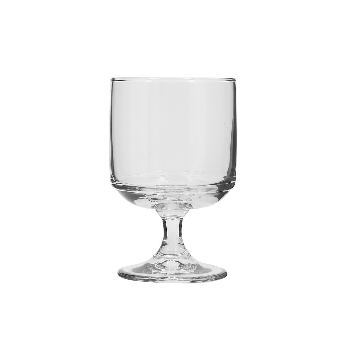 Lot de 4 verres à pied 22cl en verre, TOWER transparent, NOVASTYL