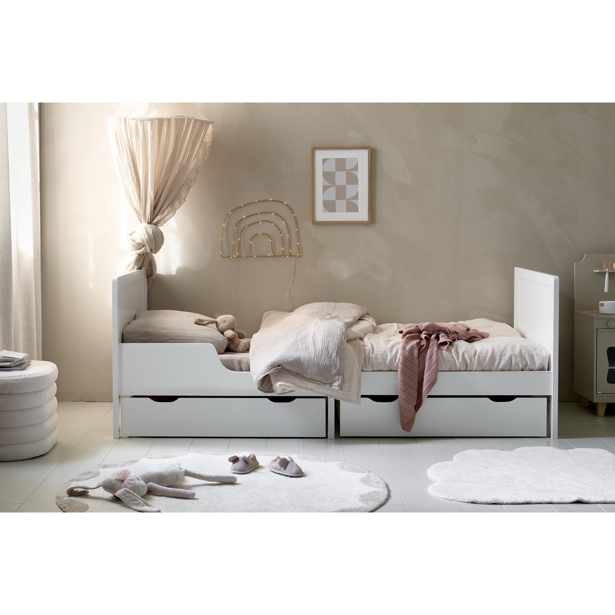 Tiroir pour lit enfant BRUME blanc, PETITE AMELIE