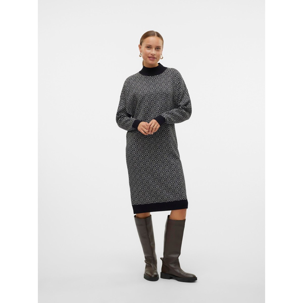 Robe En Maille noire - black, VERO MODA