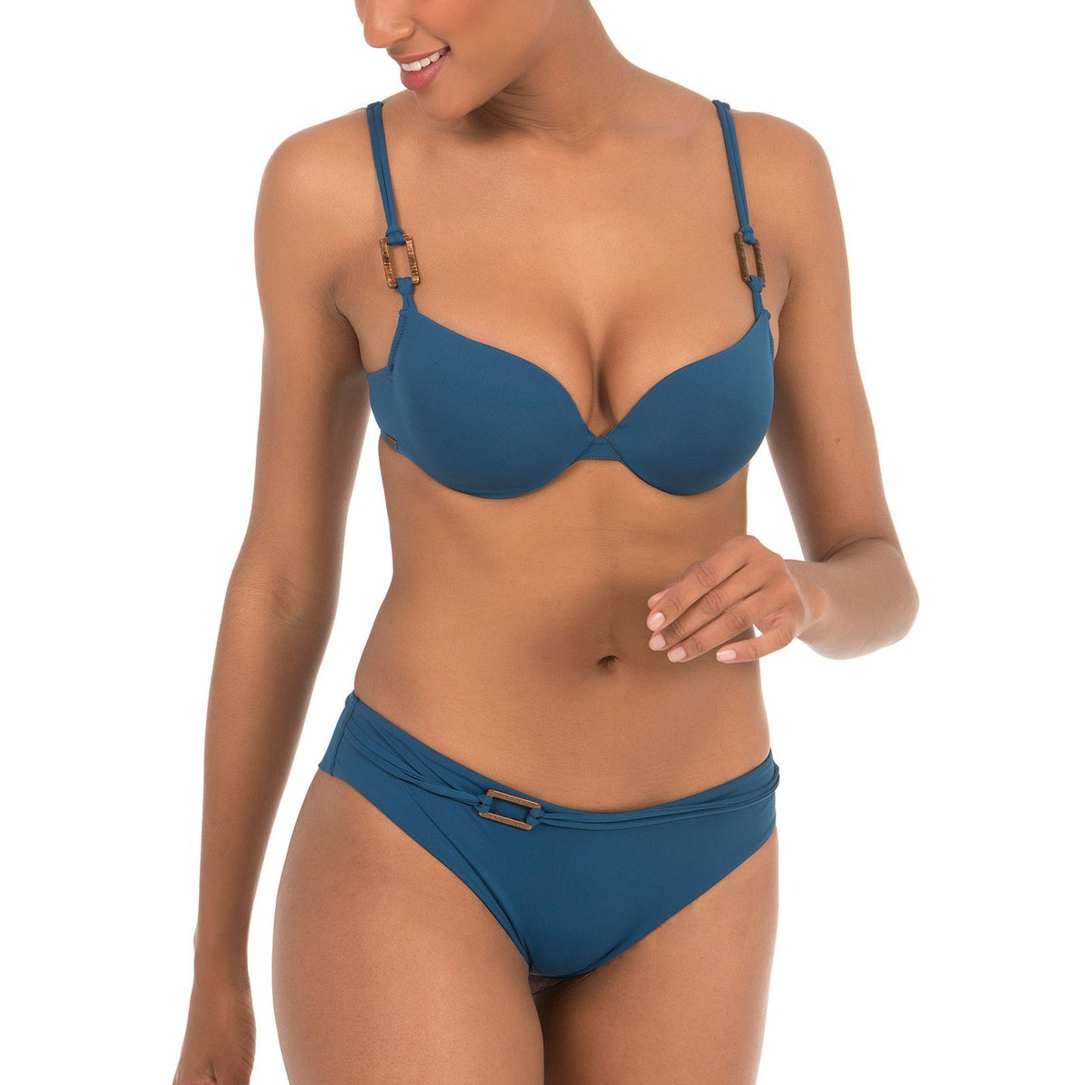 Haut maillot de bain balconnet Summer Paradise bleu marine, SELMARK MARE