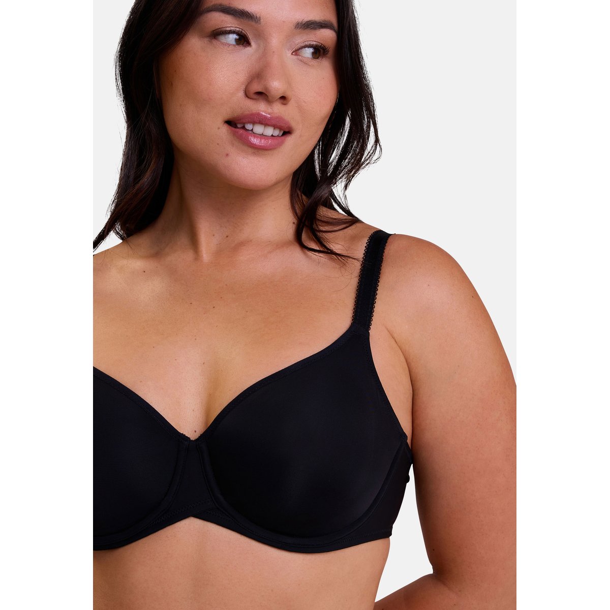 Lot de deux soutiens gorge SONIA noir&chair, SANS COMPLEXE