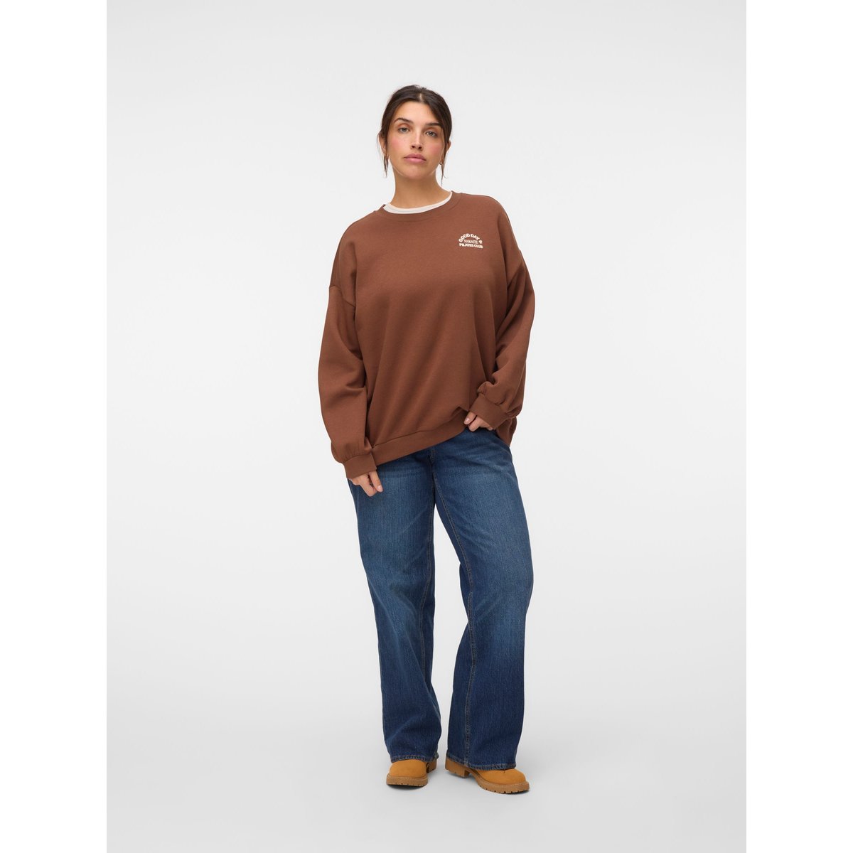 Sweat-Shirt cocoa brown, VERO MODA