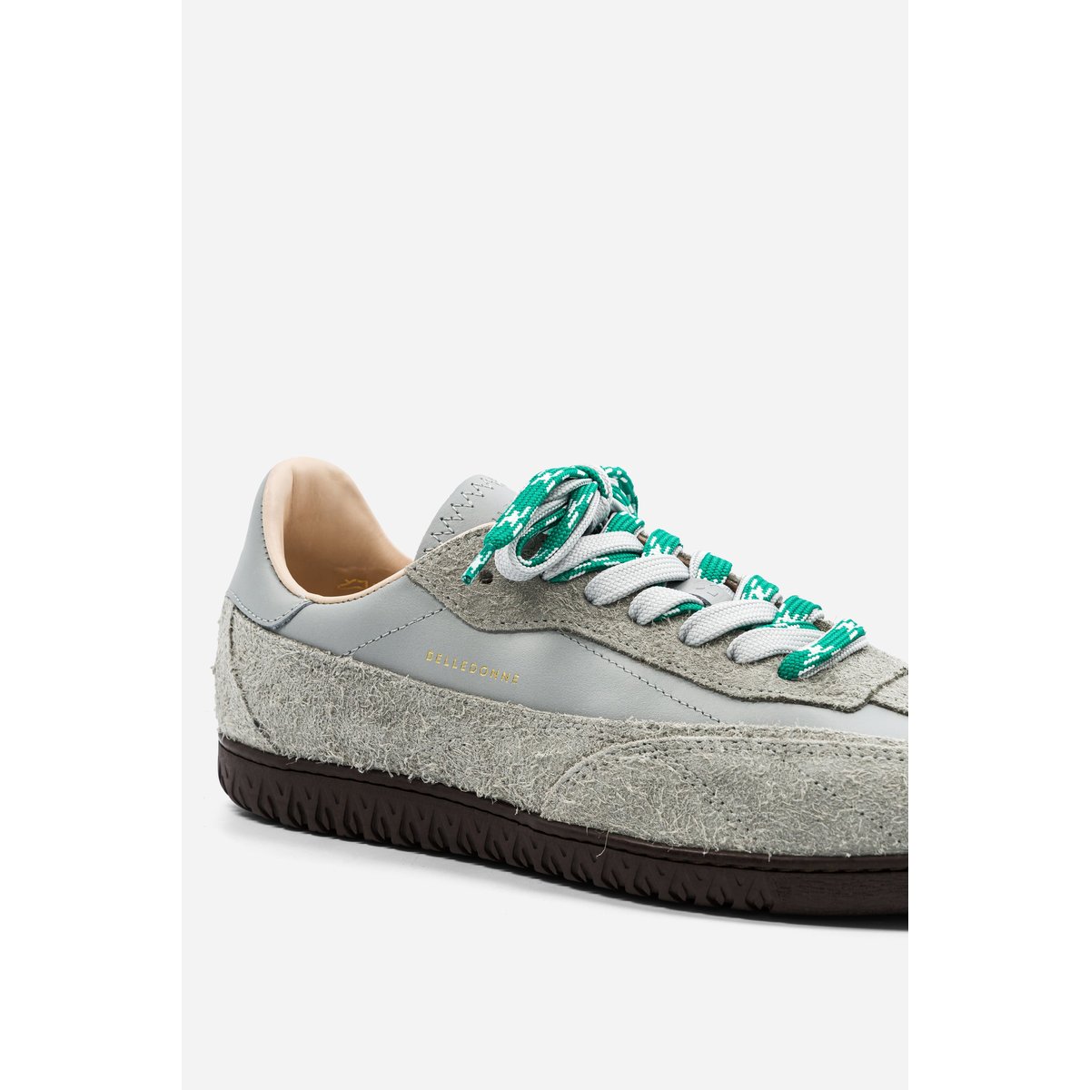 Basket cuir hairy B7 gris, BELLEDONNE