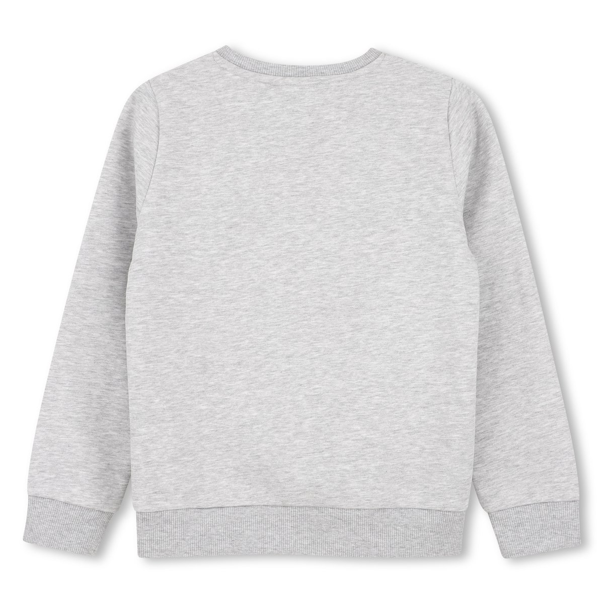 Sweat col rond molletoné gris chine, BOSS KIDSWEAR