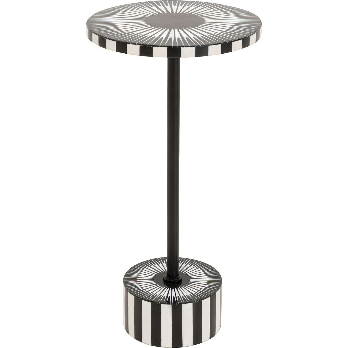 Table d appoint Iris Ø25cm noir, KARE DESIGN