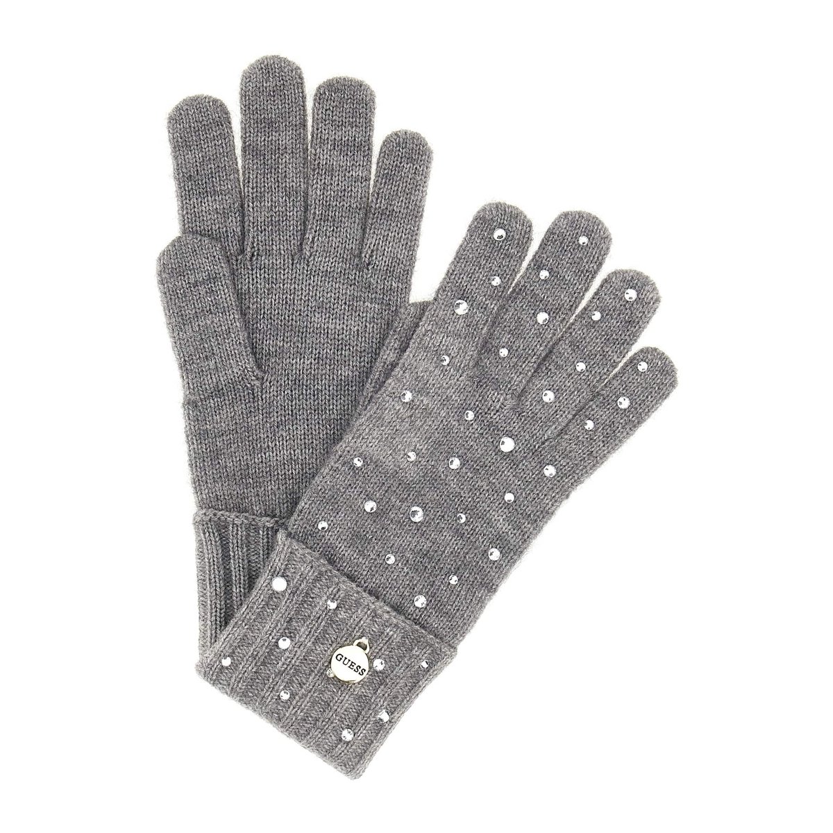 Gants Avec Strass gris, GUESS
