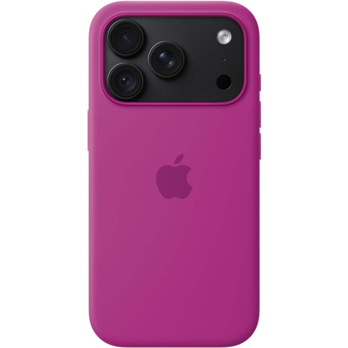 Coque iPhone 18 Pro Magsafe Magenta Silicone couleur unique, APPLE