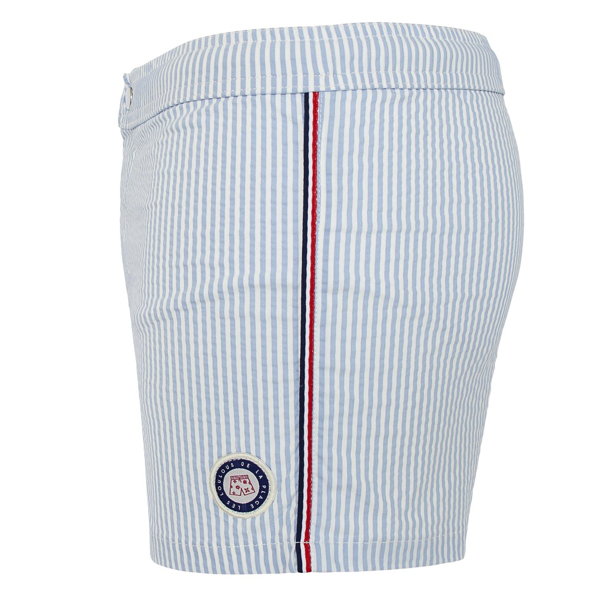 Short de bain OCTAVE 261 Stripe bleu, LES LOULOUS DE LA PLAGE