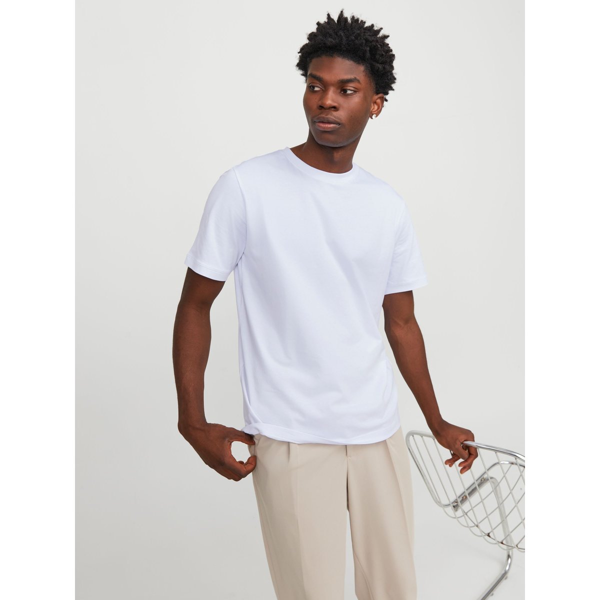 T-Shirt white, JACK & JONES